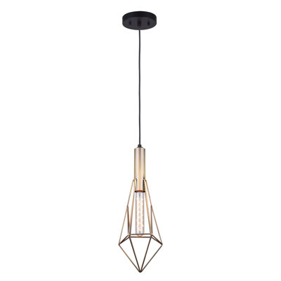 Luminaire suspendu géométrique 1 lumière Brainerd