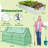 Denishia Galvanized Metal Raised Garden Bed with Greenhouse Cover-649293975-611207997