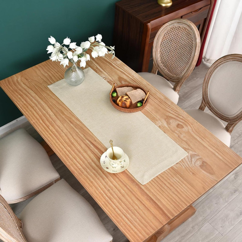Chemin de table Evyonne, Beige