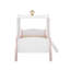 Lit simple de style princesse avec couronne-1852460954