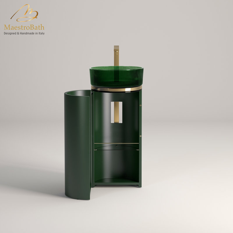 Cavallo 15.7'' W Single Vanity, Green