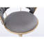 Ensemble de 2 tabourets de bar, revêtement en velours gris, piètement et repose-pieds, hauteur réglable, design élégant, couleurs variées, pivotants et réglables en hauteur, option d'assise moderne