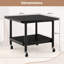 49cm W Metal Shelving Unit with Wheels