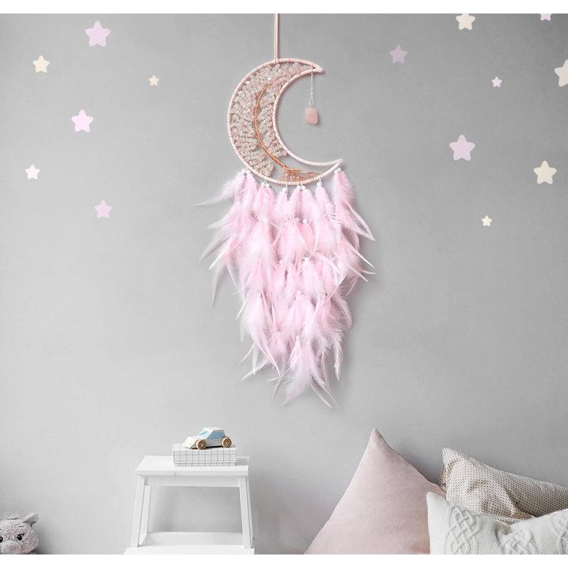 Dream Catchers with Chakra Gemstone Agate Stone