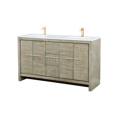 Ensemble de robinet de meuble-lavabo double l 60 po x P 20 po Lafarre