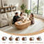 Table basse ovale