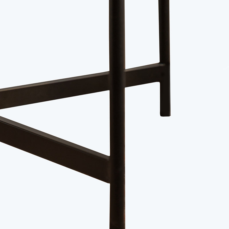 Table basse Heydi, H 17,32 po x l 33,07 po x P 33,07 po, Brun / brun foncé