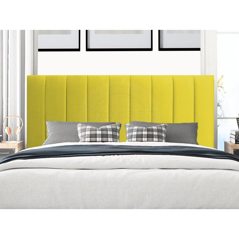 Ghazl Upholstered Headboard, Super King (6'), Black