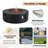 38" Round Propane Fire Pit, 50,000 BTU Outdoor Gas Fire Pit With MGO Stone-Look, Steel Burner, Adjustable Flame, Waterproof Cover & Lava Rocks-284203485