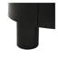 Ensemble de 2 tables basses rondes gigognes, table basse avec tiroir de rangement, centre de table en plastique noir pour le salon-82430353-82430364