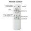 Ventilateur de plafond 52 pouces avec 6 lumières à DEL et 5 pales pour moteur d'intérieur-299935728-299935742