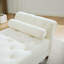 Chenille Upholstered Bench