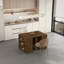 Table de salle à manger extensible pliable pour 1 à 10 personnes, console multifonctionnelle en bois extensible