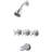 Handle Tub and Shower Dual Function Ceramic Disk Faucet Trim