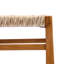 Ensemble repas 5 pièces en bois d'acacia avec osier tissé à la main Capri-125585654