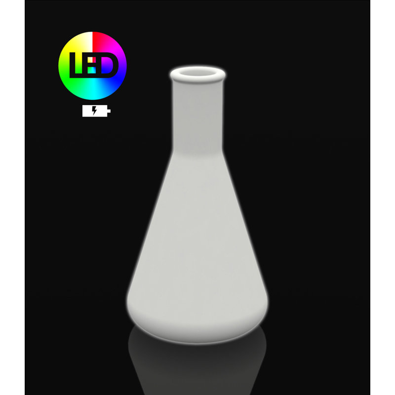 Vase de plancher en résine Chemistubes Ice, H 39,25 po x l 21,75 po x P 21,75 po