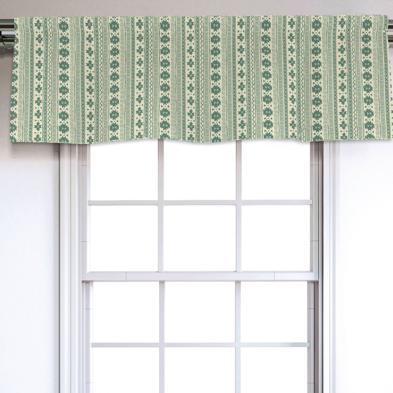 Sateen Ruffled Window Valance