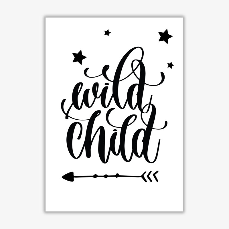 Wild Child - Print, 30 cm H x 21 cm W x 1 cm D, No Frame