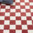 Leidi Ebony Hand Tufted Wool/Cotton Geometric Rug in Red/Ivory-1617582301
