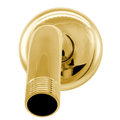 1/2" IPS x 10" Wall Mount Shower Arm with Sure Grip Flange