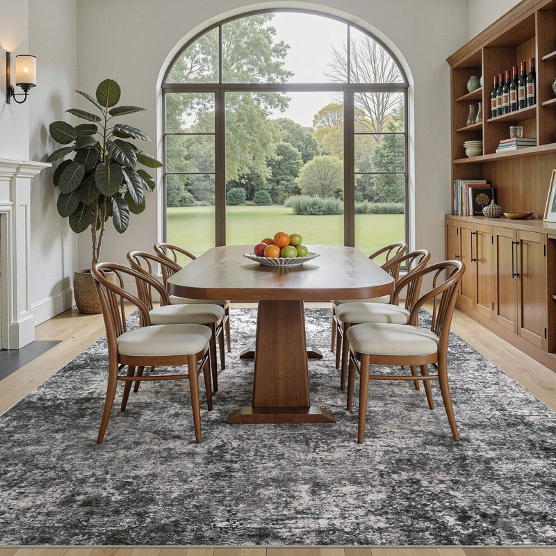 Dagmar Area Rug Living Room Rugs - Large Soft Indoor Neutral Modern Abstract Low Pile Washable Rug Carpet for Bedroom Dining Room Farmhouse Home Office