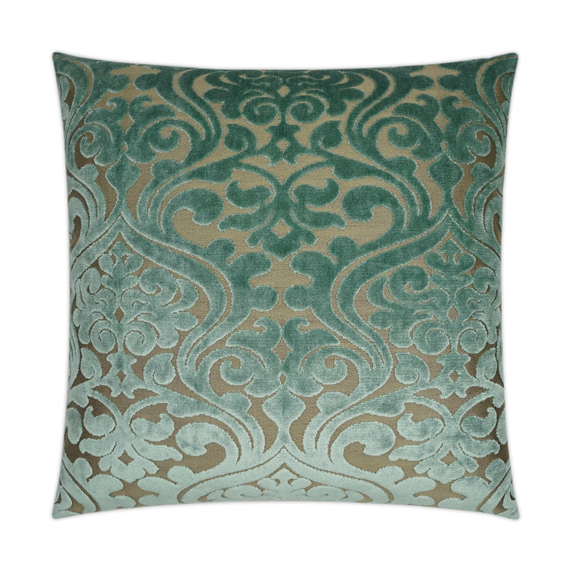 Coussin Damas, Vin, Rectangle H 14 po x l 24 po