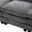 106" U-Shaped Sectional Cloud Sofa For Living Room – Upholstered Comfy Modular Sofa, 4-Seat Chenille U-Shaped Sleeper With Chaise Lounge, Ottoman & Pillows-1689083408-1689083409