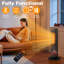 1500 W Electric Tower Space Heater With 3D Realistic Flame