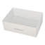 Commode 6 tiroirs avec grands tiroirs en tissu, blanc-399091280