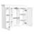 Bathroom Wall Mounted Saver, White, Adjustable Shelf Storage Solution Vase, Shelving For Small Items