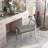 Glendale 19.25'' H Fabric Upholstered Metal Side Chair