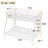 Metal Twin Over Full Bunk Bed For Teens And Adults,space-saving/noise Reduced/no Box Spring Needed, White