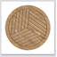 Table d'appoint ronde en bois - Base courbée élégante pour le salon, la chambre à coucher ou le patio avec style et fonctionnalité polyvalents