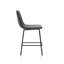 Upholstered Counter Stool with Metal Frame-964863415
