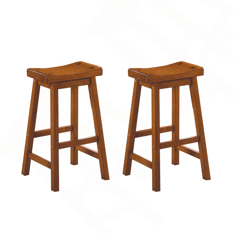 Ensemble de 2 tabourets à hauteur de bar décontracté 29 po