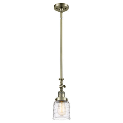 Luminaire suspendu en forme de cloche à 1 lumière Hardcastle