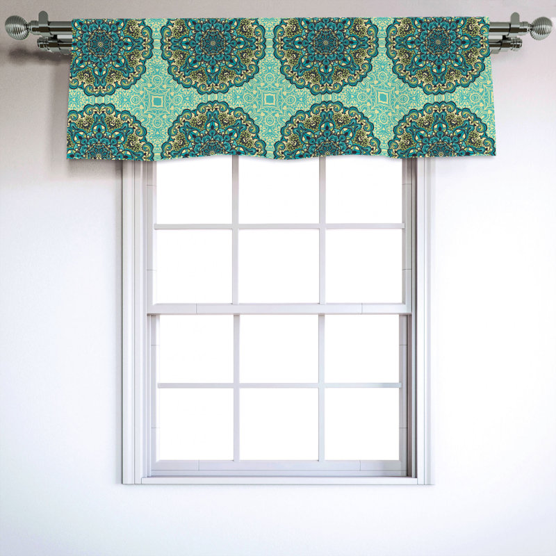 Sateen Ruffled Window Valance