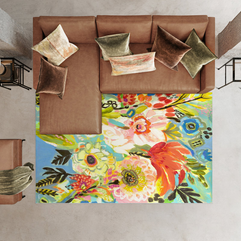 Divyan Floral Indoor Rug