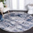 Minyard Abstract Gray/Blue Area Rug-1877362141