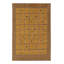 Rug & Kilim’S French Art Deco Rug In Beige-Brown With Gold Square Patterns-1373229225