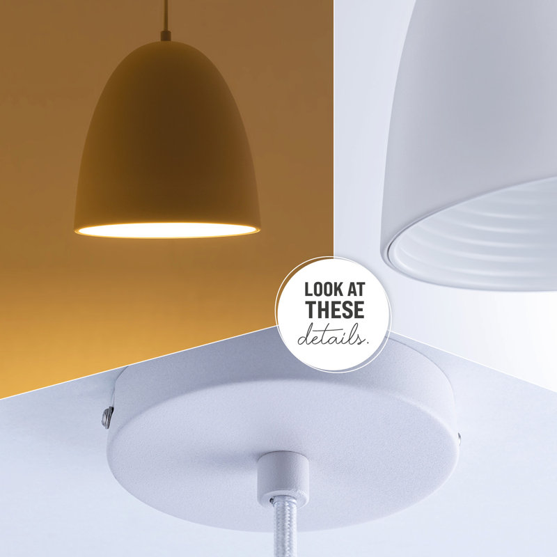 Hearns 1 - Light Single Pendant, White