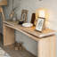 Console 65 pouces en placage de bois massif rustique-1987305588