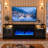 Janyriah TV Stand for TVs up to 80" with 36" Fireplace Included, Modern Entertainment Center-1198159608