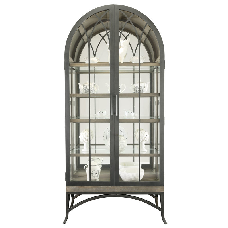 Ramona Dining Cabinet, Smoke Gray