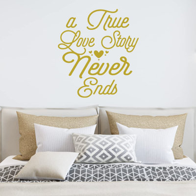 Text & Numbers Non-Wall Damaging Wall Decal