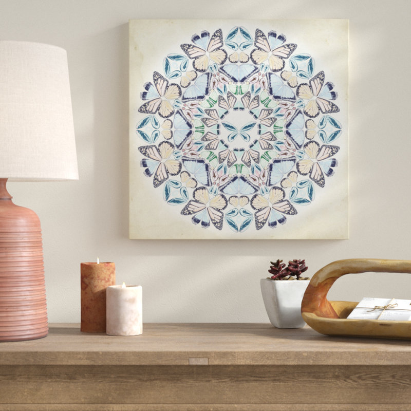 Prosperity Mandala II by Melissa Wang - Wrapped Canvas Painting, 51cm H x 51cm W