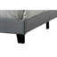 Grand lit en gris - Fabrication et tissu d'aspect contemporain avec rembourrage durable