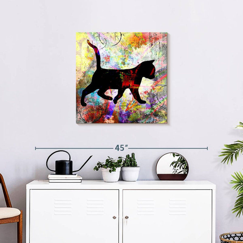 Crowle Playful KItty II, H 24 po x l 24 po