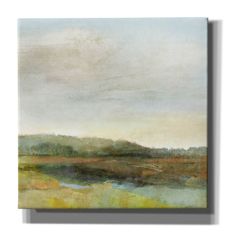 Art mural sur toile «Summer Marsh» par Suzanne Nicoll, H 12 po x l 12 po x P 0,75 po