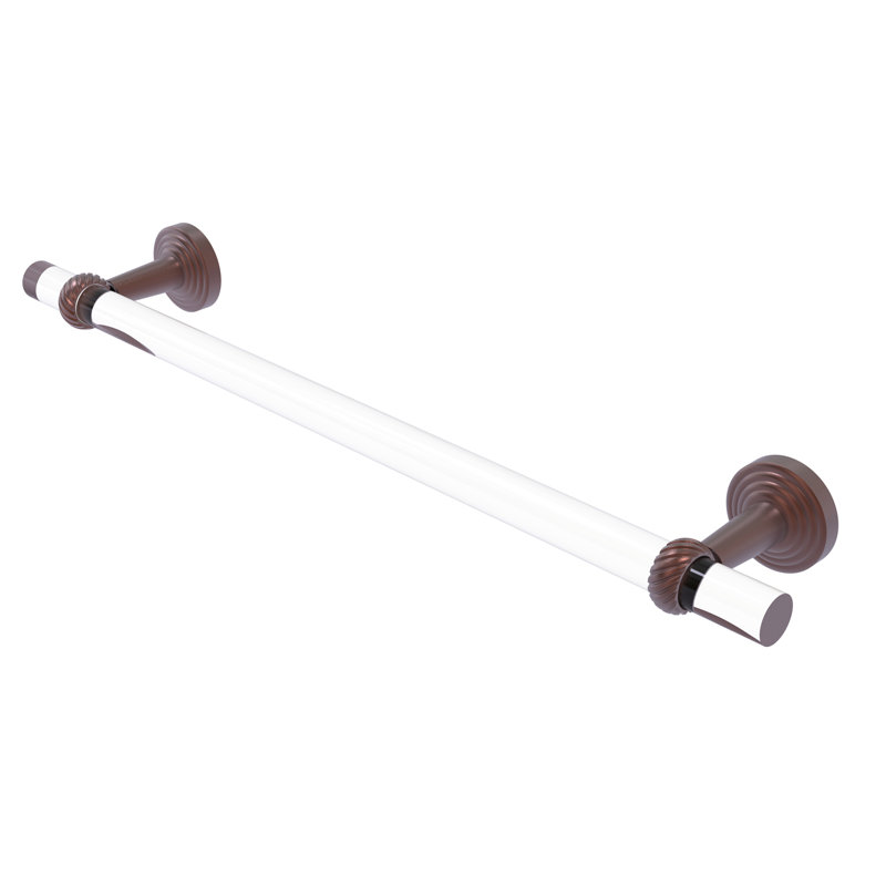 Barre à serviettes murale Pacific Beach, Cuivre antique, H 3,985 po x l 22 po x P 2,2 po